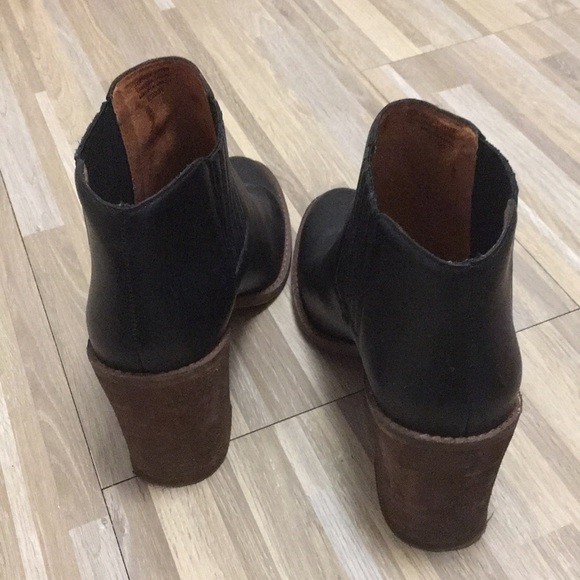 Madewell Black Leather Ankle Chelsea Boot Sz 10 - Picture 6 of 8